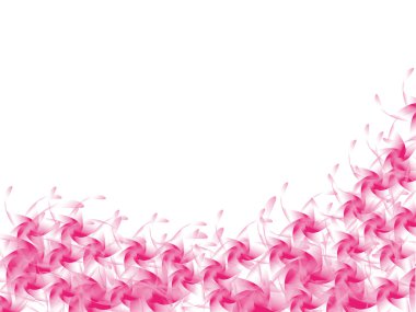 Arka plan üzerinde beyaz izole Pembe çiçek