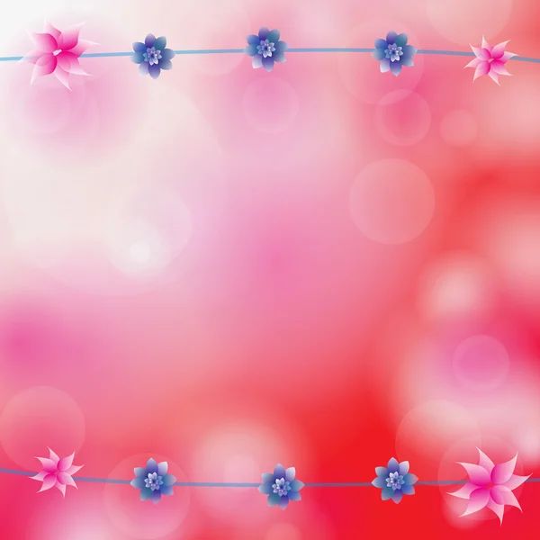 Flowers colorful background with bokeh. — Stock Photo, Image