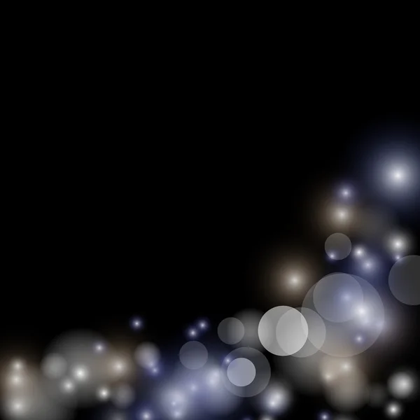 Soyut siyah arka plan bokeh.