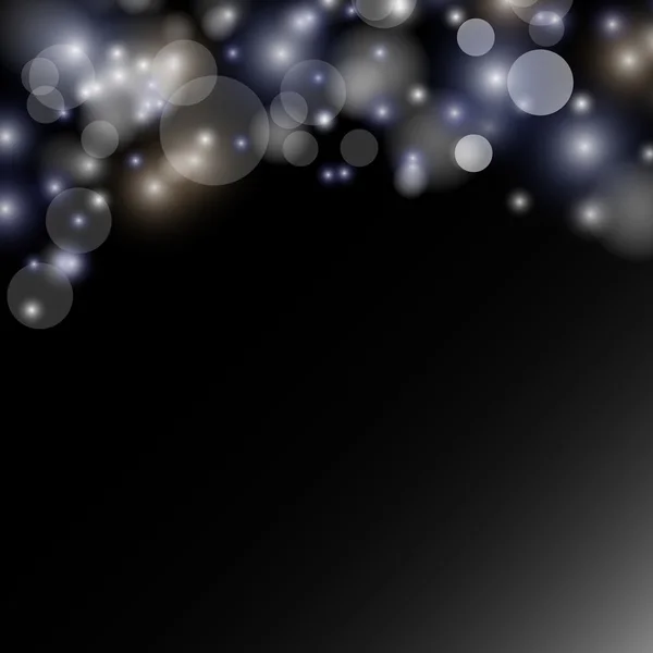 Abstract black background bokeh. — Stock Photo, Image