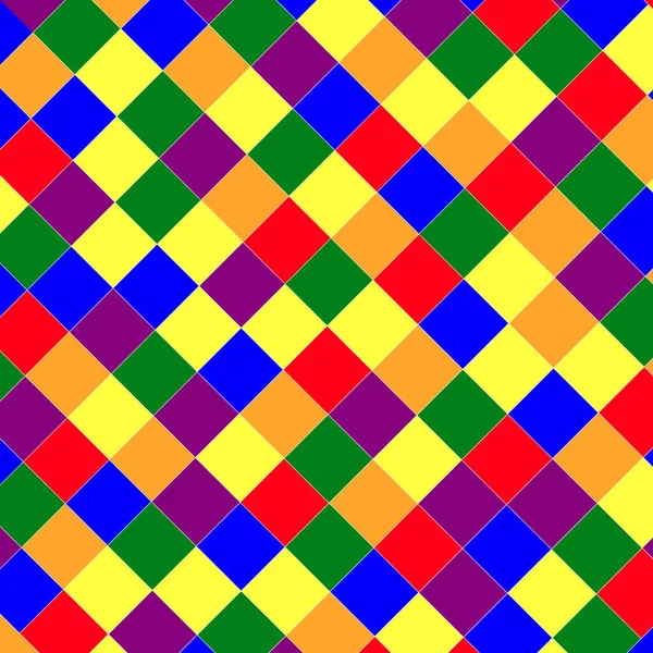 Mosaico Colorido Fundo Geométrico Padrão Forma Quadrada Uso Para Tecido — Vetor de Stock