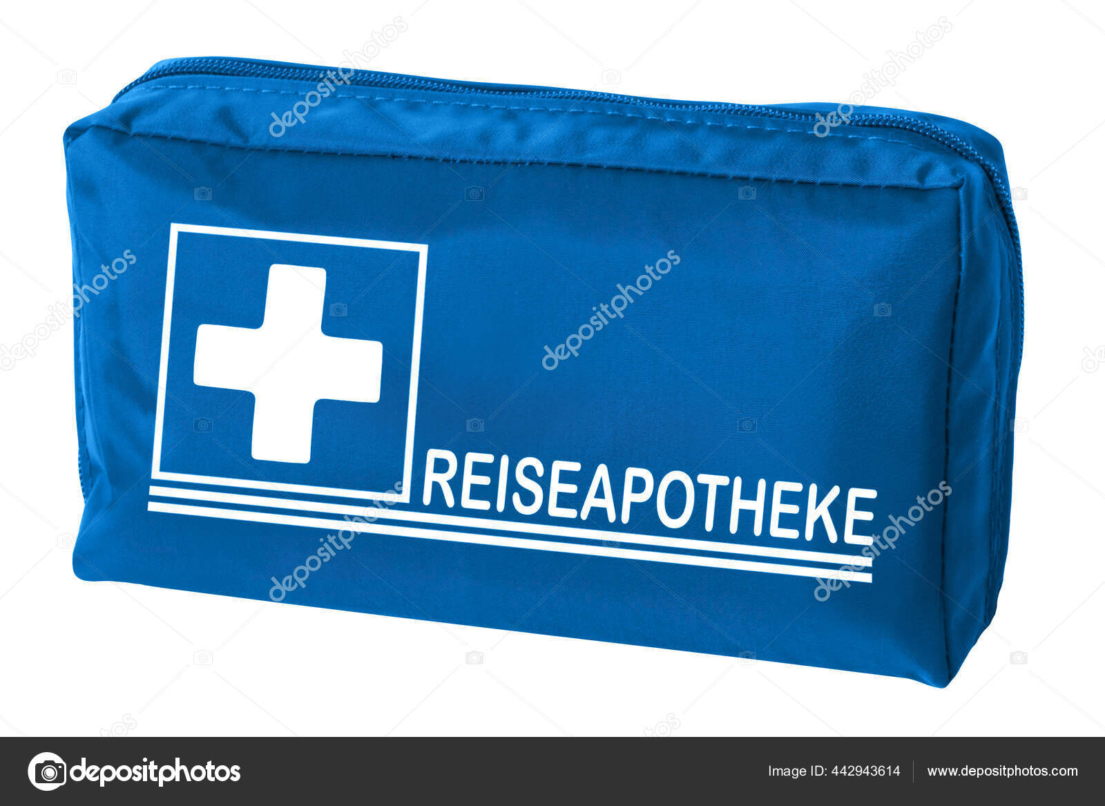 Reiseapotheke Travel First Aid Kit Stock Photo by ©Photosg 442943614