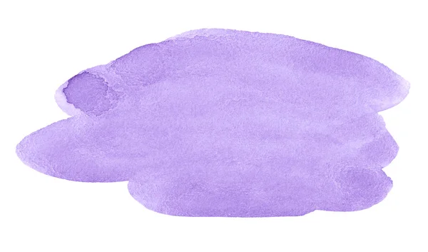 Lilac Akvarel Místo Měkkých Pastelových Barvách Přírodní Skvrny Papírové Podložce — Stock fotografie