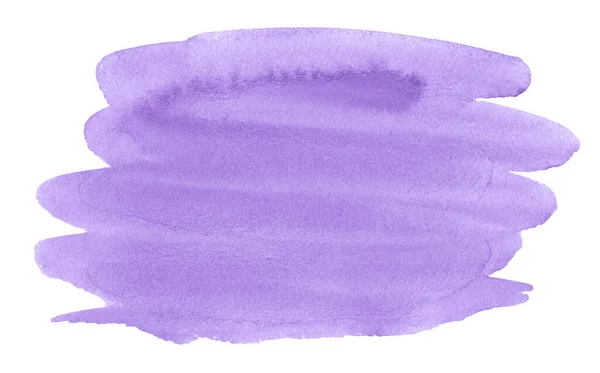 Warna Cat Air Lilac Dengan Warna Pastel Lembut Noda Alami — Stok Foto
