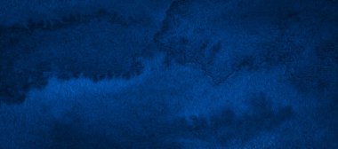 Soyut koyu mavi suluboya arka plan. Mesajlara, reklamlara, kartpostallara, posterlere destek olmak. Boşluğu kopyala.
