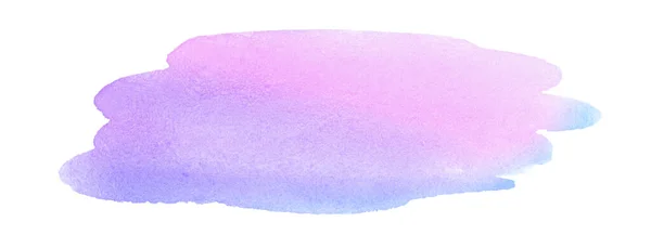 Abstrakt Flerfärgad Akvarell Vit Bakgrund Isolerade Fläckar Papper Ritad För — Stockfoto
