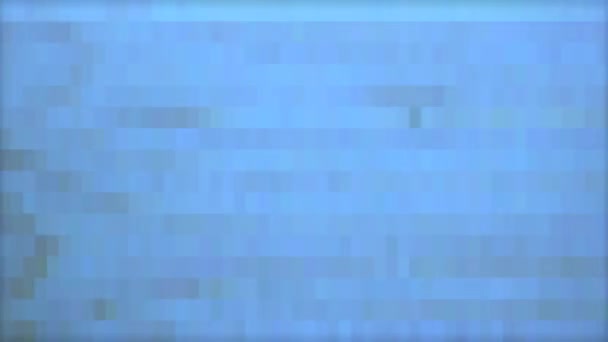 โมเสคนามธรรมของรูปทรงสี่เหลี่ยม พื้นหลังพิกเซล, เครื่องประดับ . — วีดีโอสต็อก