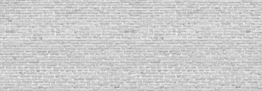 Beyaz tuğla duvar. Yaratıcı tasarım için klasik ışık arka planı. Eski duvar..