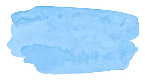 Niebieski Szkielet Akwarelowy Malowane Pędzlem Ręcznie — Zdjęcie stockowe