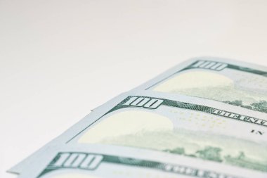 Para birimi Amerikan doları, kağıt banknotlar. Para arkaplanı.