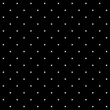 Kusursuz desen, siyah arkaplanda küçük beyaz noktalar. Tasarım için nötr karanlık grafik doku. Vektör illüstrasyonu, EPS.