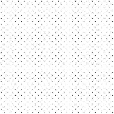 Kusursuz desen. Beyaz arka planda çok küçük siyah bir nokta. Tasarım için nötr grafik doku. Vektör illüstrasyonu, EPS.