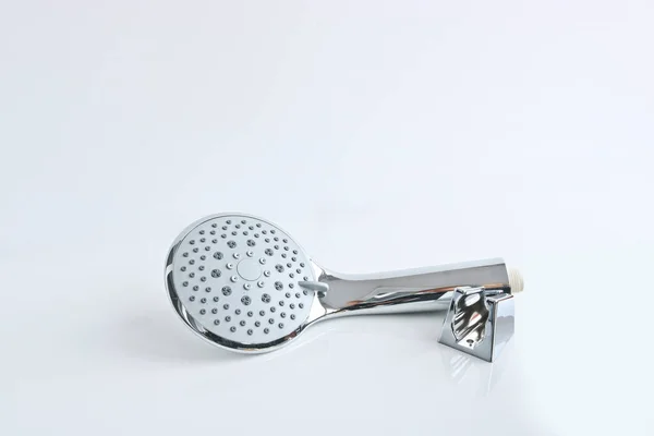 Shower Head Wall Mount Light Background Plumbing Accessories — Stock Photo, Image
