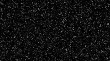 Siyah arka planda yağan karların yüksek kaliteli bir taklidi. Kar videosu