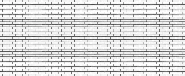 Long Brick Wall Light Gray Bricks Abstract Background Design Backdrop — Stock Photo, Image