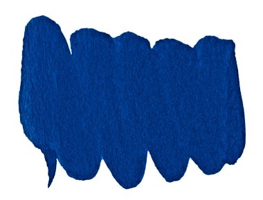 Beyaz arka planda ıssız bir akvaryum lekesi var. Suluboya arkaplanı.