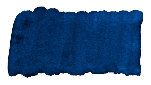 Небесно-голубой акварельный фон, нарисованный рукой. Шаблон для заголовка, логотипа и баннера