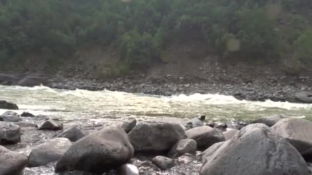Rio Montanha Com Poços Poderosos Limiar Okinsky Quinta Categoria Complexidade — Vídeo de Stock