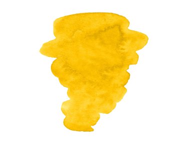 Sarı suluboya eşsiz bulut çerçevesi - tasarım için soyut arkaplan.