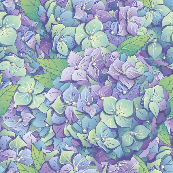 Nahtloser floraler Hintergrund. Vektorillustration — Stockvektor