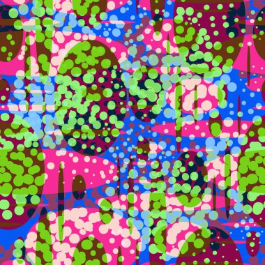 Daireler ile sürekli vektör arka plan.