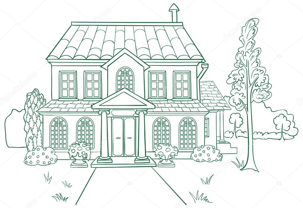 Vector illustration of house 