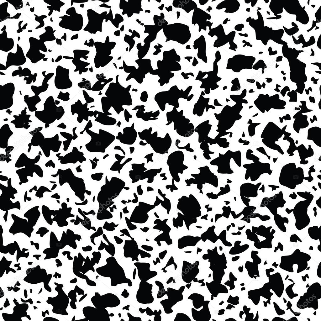 Macchie di colore in bianco e nero senza fine — Vettoriale Stock