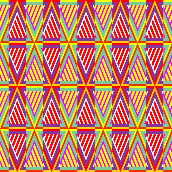 기하학적 인 semless 화려한 패턴 — 스톡 벡터