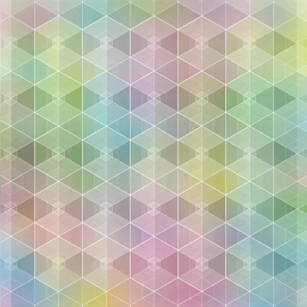Fondo colorido vectorial con patrón borroso poligonal . — Vector de stock