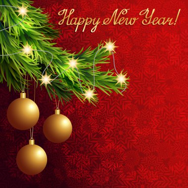 Vektör Noel tebrik arka plan