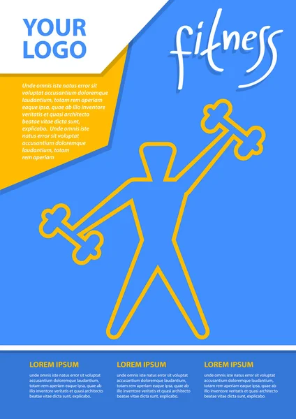 Sport kreatives Konzept für Web und mobile Anwendungen, Illustration. — Stockvektor