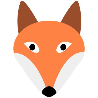 Güzel hayvan çizimi şirin tilki