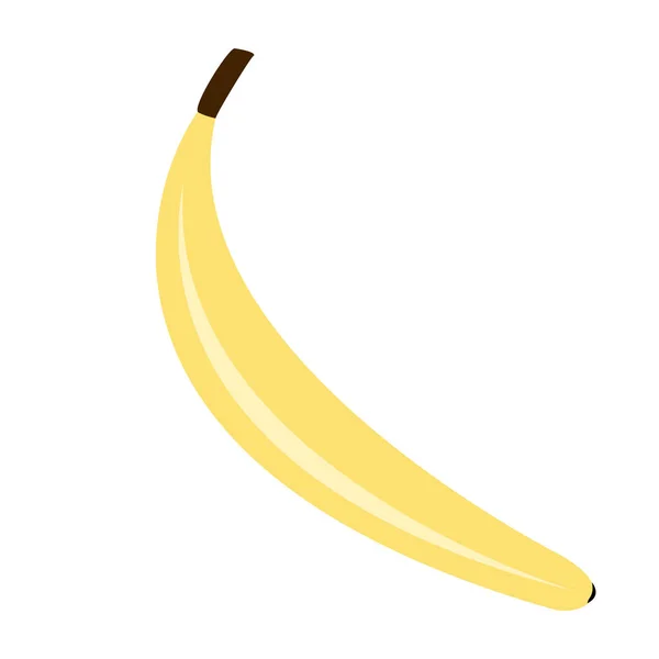 Banana dos desenhos animados. Arte moderna isolado Desenho vetorial — Vetor de Stock