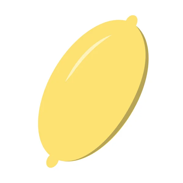 Icône citron frais. Graphique vectoriel — Image vectorielle