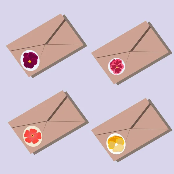 Vektör simgesi tasarım ögesi - zarf