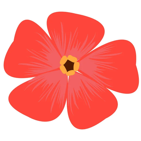 Klasik çiçek. Bahar çiçeği çizimi.