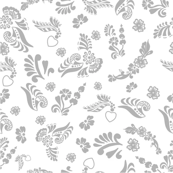 Fondo Sin Costuras Con Ornamento Ilustración Vectorial — Vector de stock