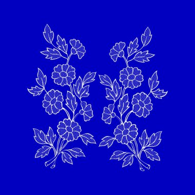 dantel çiçek dekorasyon elementi