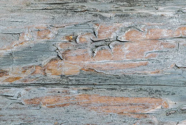 Old Wood Texture Horizontal Boards Blue Brown Close — Stock Photo, Image