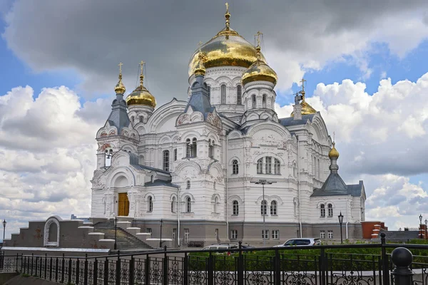 Uralter Majestätischer Tempel Auf Belaya Gora Territorium Perm Russland Einem — Stockfoto