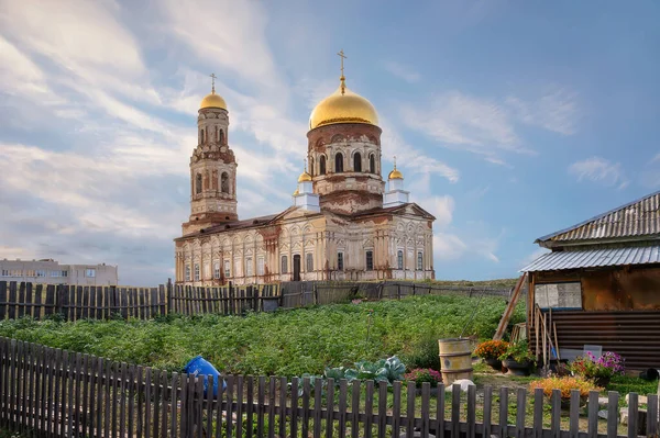 View Old Brick Church Village Maminskoye Middle Ural Russia Summer — Stock Photo, Image