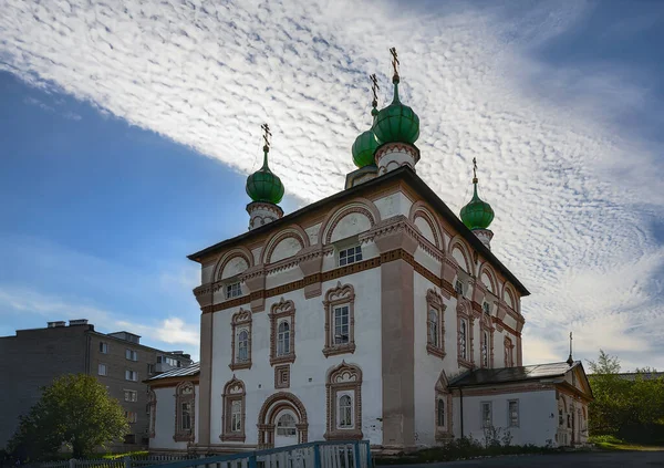 Ancient Spasskaya Church Solikamsk Perm Territory Russia Summer Morning Historic — Stock Photo, Image