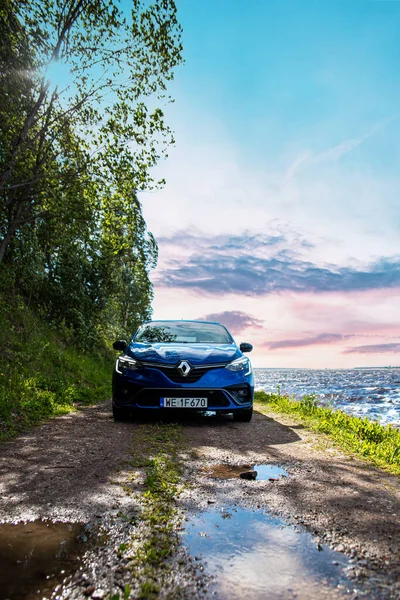 Renault Clio Een Supermini Auto Segment Geproduceerd Door Franse Autofabrikant — Stockfoto