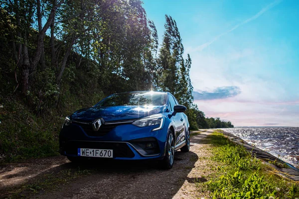 Renault Clio Een Supermini Auto Segment Geproduceerd Door Franse Autofabrikant — Stockfoto