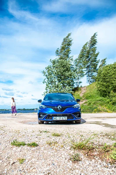 Renault Clio Een Supermini Auto Segment Geproduceerd Door Franse Autofabrikant — Stockfoto