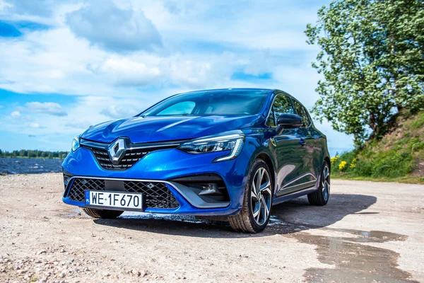 Renault Clio Een Supermini Auto Segment Geproduceerd Door Franse Autofabrikant — Stockfoto