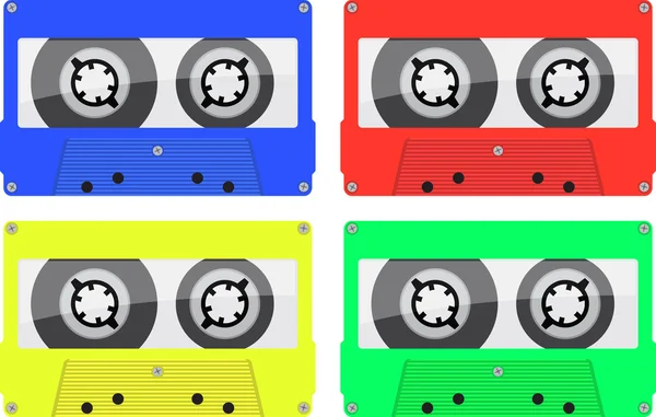 Retro Music Cassette — Stock Vector