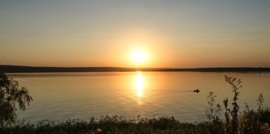 Güzel bir gün batımı 