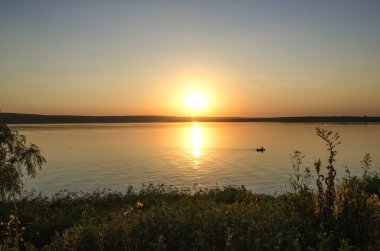 Güzel bir gün batımı 