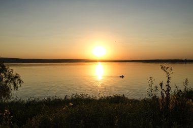 Güzel bir gün batımı 